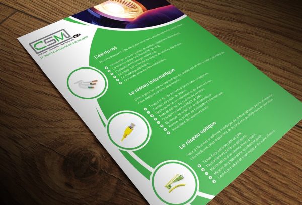 Flyer personnalisable classique léger - 90g 135g 170g