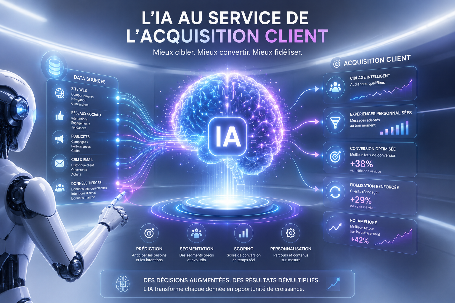 intelligence artificielle acquisition client PME 2026 Webkiwix