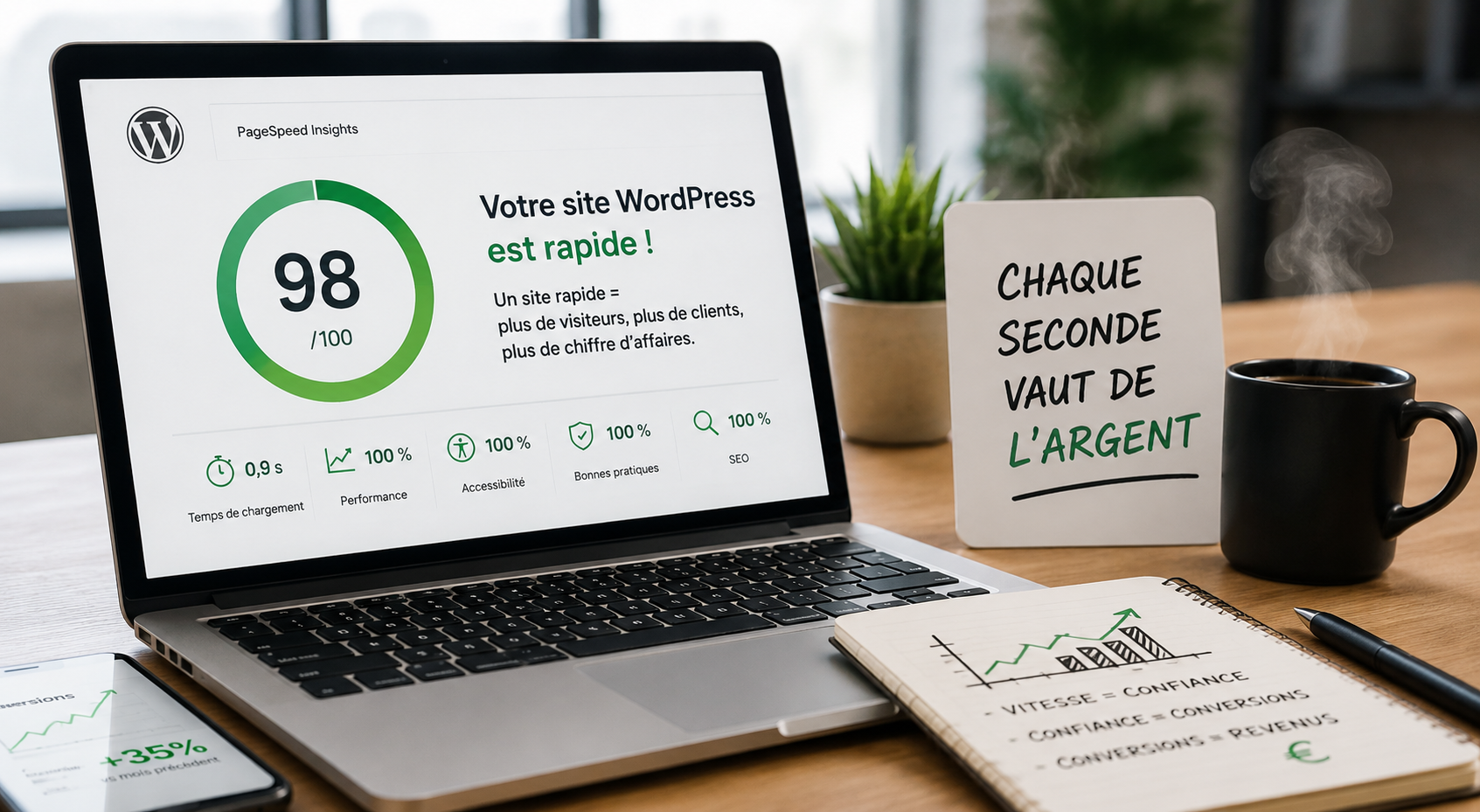 améliorer PageSpeed site WordPress Core Web Vitals 2026